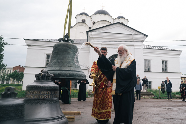 В Никольский собор Великого Новгорода вернулись исторические колокола