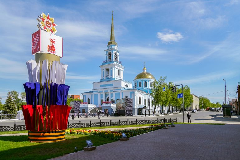 Патриарх Кирилл освятил восстановленный Благовещенский собор Воткинска, в котором крестили Петра Чайковского