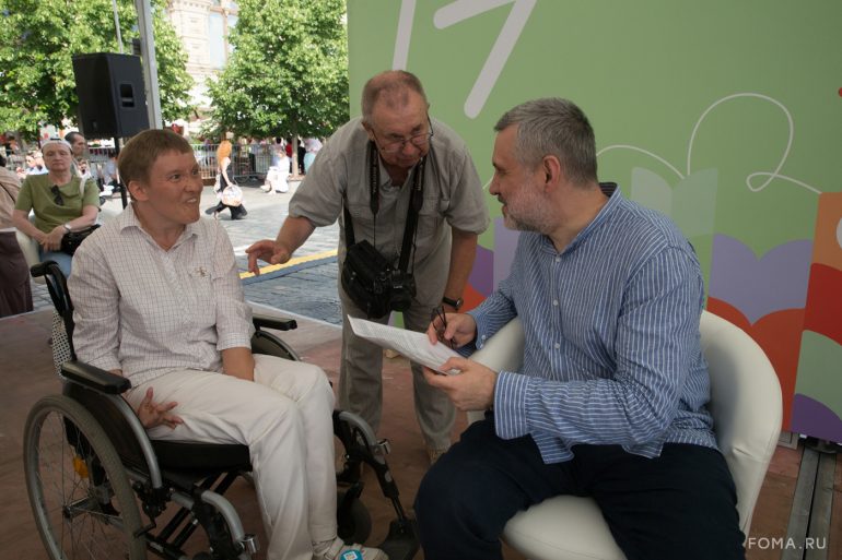 Владимир Легойда представил свою новую книгу о героях программы «Парсуна» на книжном фестивале «Красная площадь»