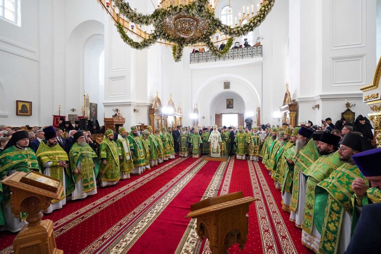 Патриарх Кирилл возглавил в Полоцке торжества в честь 900-летия Спасо-Евфросиниевского монастыря