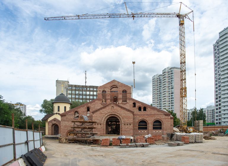 В районе Аннино строят первый московский храм в честь царя-страстотерпца Николая II