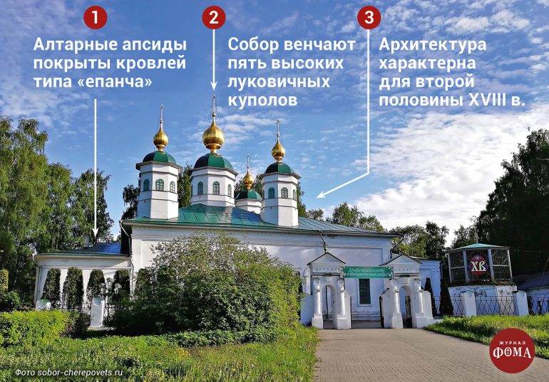 Собор над Шексной в сердце Череповца