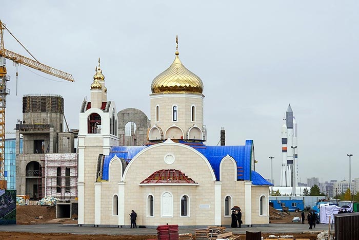 Патриарх Кирилл освятил в Астане храм в честь преподобного Сергия Радонежского: этот храм станет частью уникального для Казахстана духовно-просветительского центра