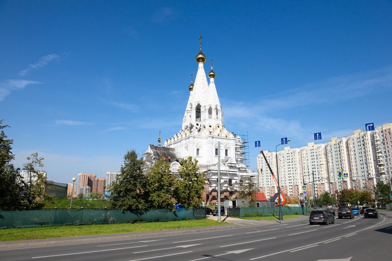 В московском парке Артема Боровика достраивают храм в память о погибших военных корреспондентах