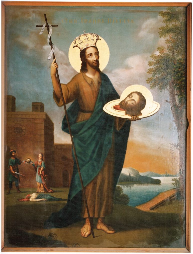 Почему на иконах Иоанн Креститель держит в руках свою голову?