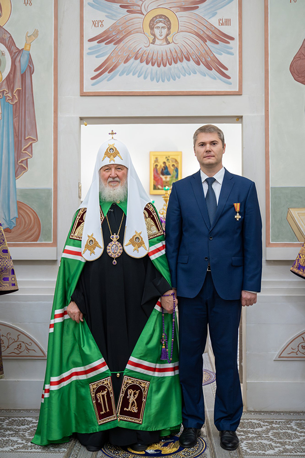 Руководитель программы «Православные рубежи России» Центра «Наследие» Андрей Спиридонов награжден медалью Ордена Даниила Московского