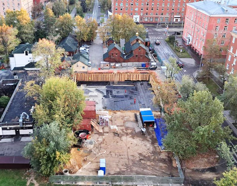 На юго-западе Москвы началось строительство духовно-просветительского центра крупного храмового комплекса