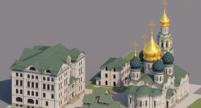 На юго-западе Москвы началось строительство духовно-просветительского центра крупного храмового комплекса