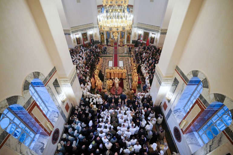 Патриарх Кирилл освятил в Ростове-на-Дону главный воинский храм Южного военного округа