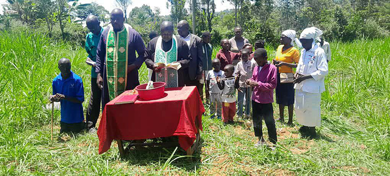 В кенийском селе заложили храм для общины, перешедшей в Русскую Православную Церковь