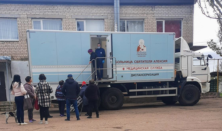 Больница святителя Алексия и врачи из Мордовии вместе помогли жителям Херсонской области