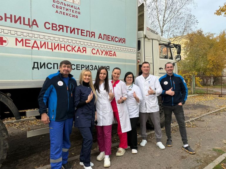 Больница святителя Алексия и врачи из Мордовии вместе помогли жителям Херсонской области
