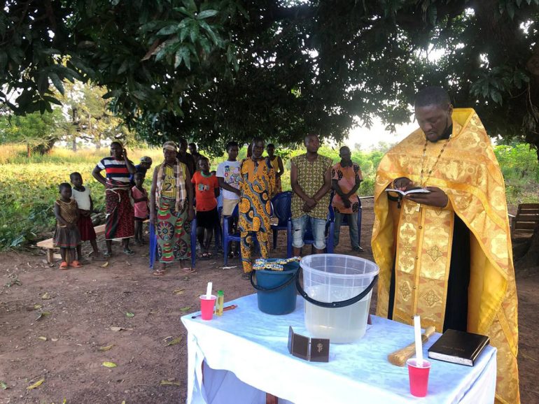 Первый храм Русской Православной Церкви в Нигерии посвятили великомученику Георгию Победоносцу