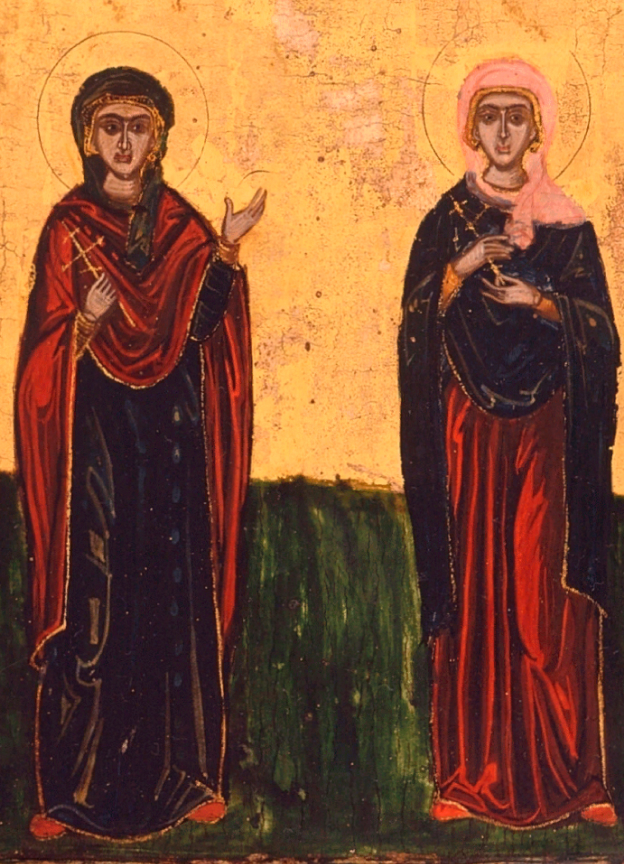 Почему святая Параскева изображается на иконах с глазастой чашей