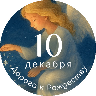 Необычная открытка на Рождество