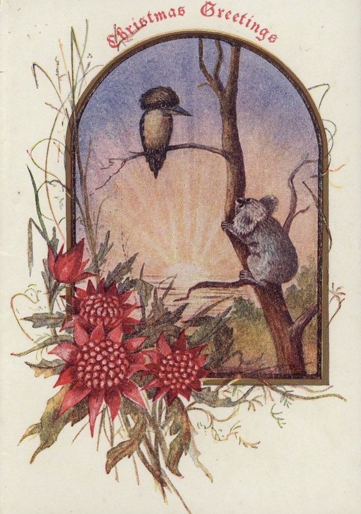 Уникальные рождественские открытки из разных стран