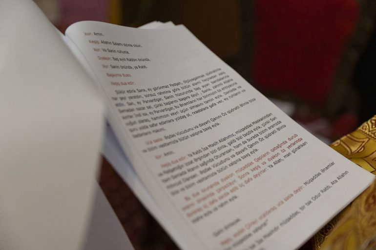 Совершена первая в истории православная Литургия на азербайджанском языке