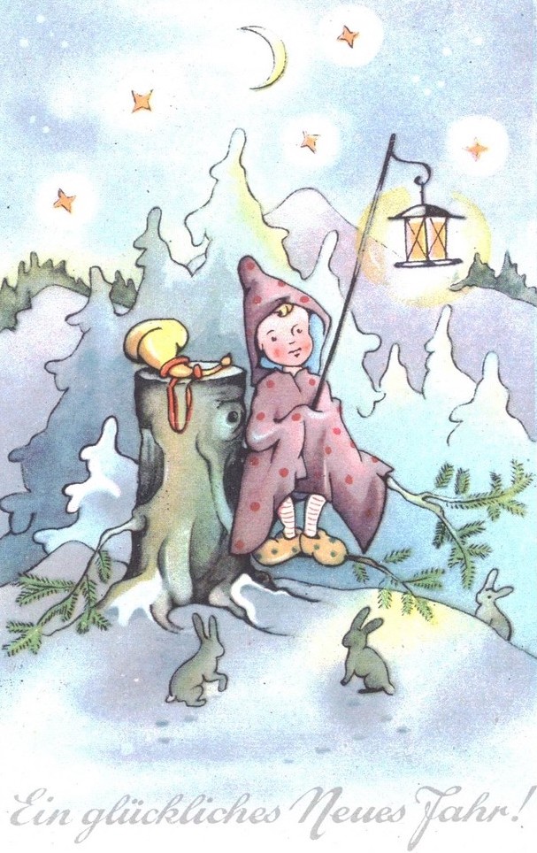 Уникальные рождественские открытки из разных стран