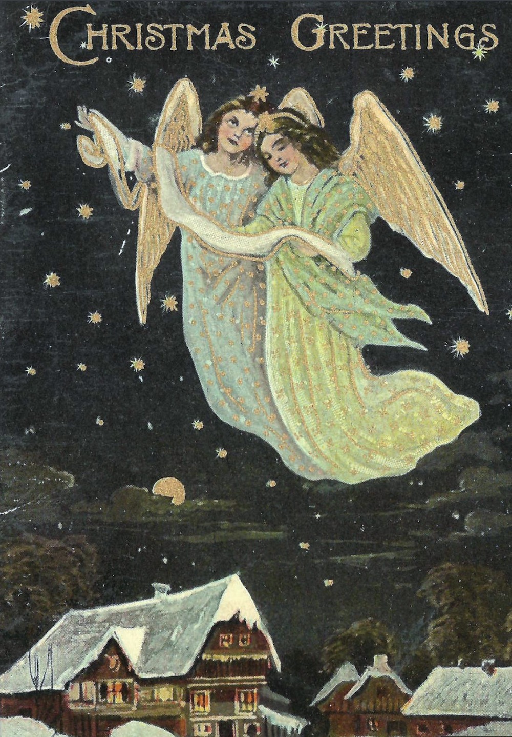 Уникальные рождественские открытки из разных стран