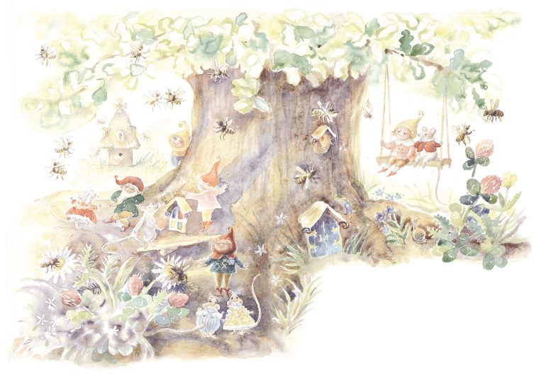 Мир, защищенный Добром, на картинах Евгении Лоцмановой