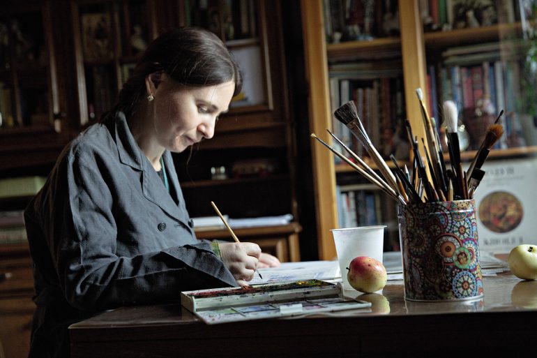 Мир, защищенный Добром, на картинах Евгении Лоцмановой