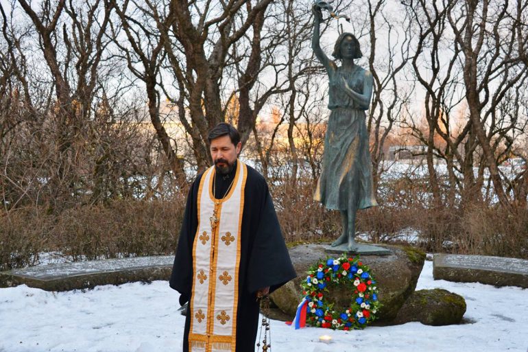 Прихожане русского храма в Рейкьявике почтили память Неизвестного солдата