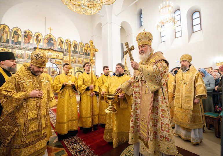 Патриарх Кирилл освятил новый храм Москвы, в котором есть уникальная икона святителя Николая Чудотворца