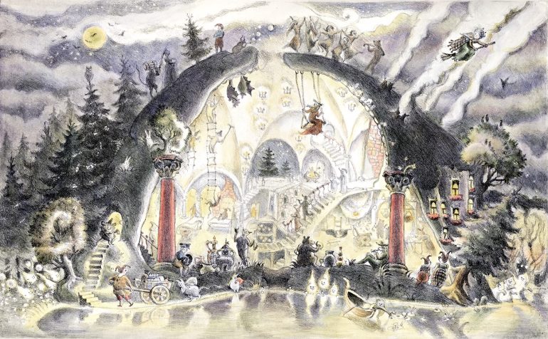 Мир, защищенный Добром, на картинах Евгении Лоцмановой