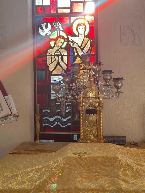 На Крещение Господне в уникальном православном монастыре Германии отметили престольный праздник нового храма