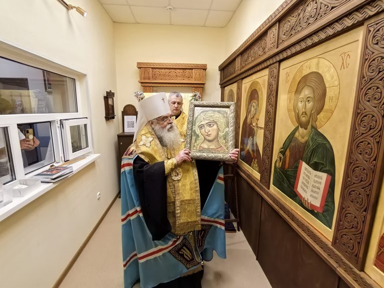 В Республиканской больнице Петрозаводска освятили часовню в честь Великой княгини Елизаветы Федоровны и инокини Варвары