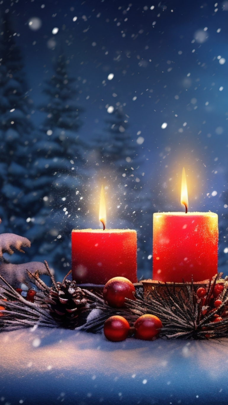 Обои для смартфона на Рождество Христово 2026