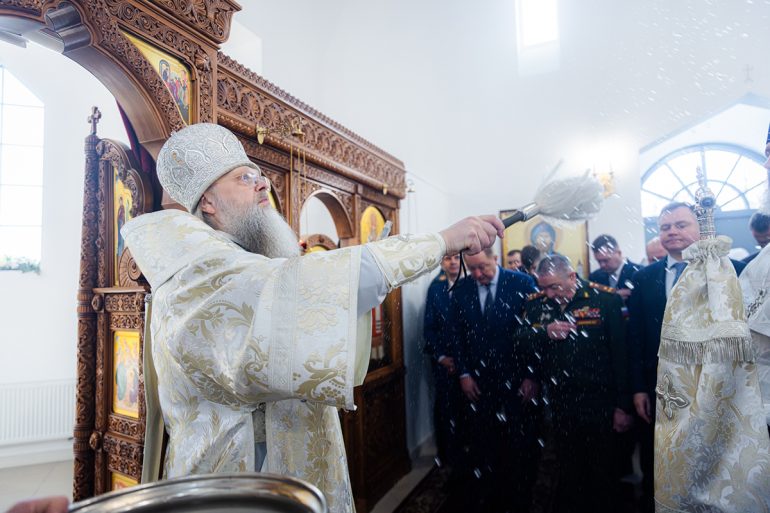 При окружном военном госпитале Ростова-на-Дону освятили храм в честь Луки Крымского