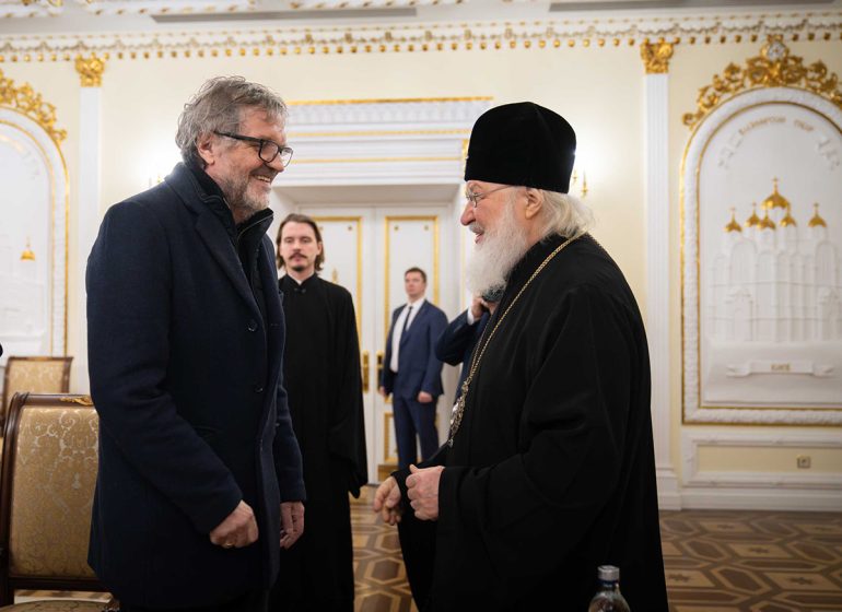 Эмир Кустурица рассказал патриарху Кириллу о своих новых проектах