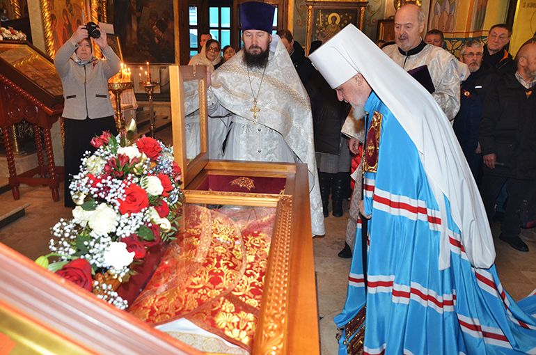 В Перми прославили мощи священномученика Вениамина Луканина