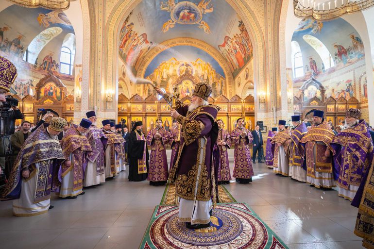 Патриарх Кирилл освятил первый московский храм в честь преподобного Саввы Сторожевского