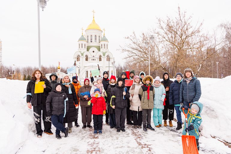 Ребята из православного клуба Данилова монастыря научились конструктивно мыслить и вспомнили великих русских полководцев