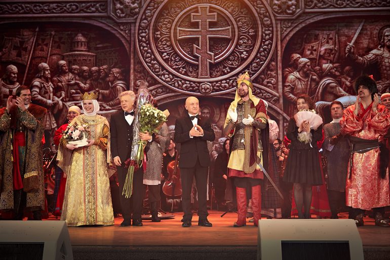 В храме Христа Спасителя показали эпическую символ-оперу об Александре Невском и его эпохе