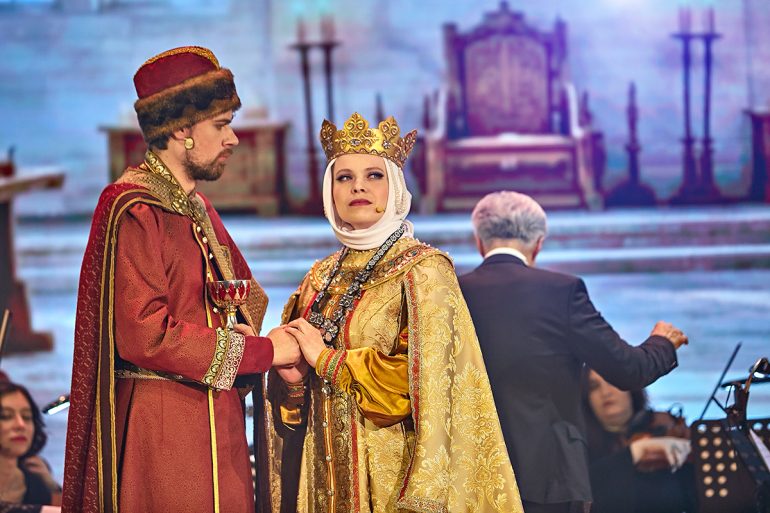 В храме Христа Спасителя показали эпическую символ-оперу об Александре Невском и его эпохе