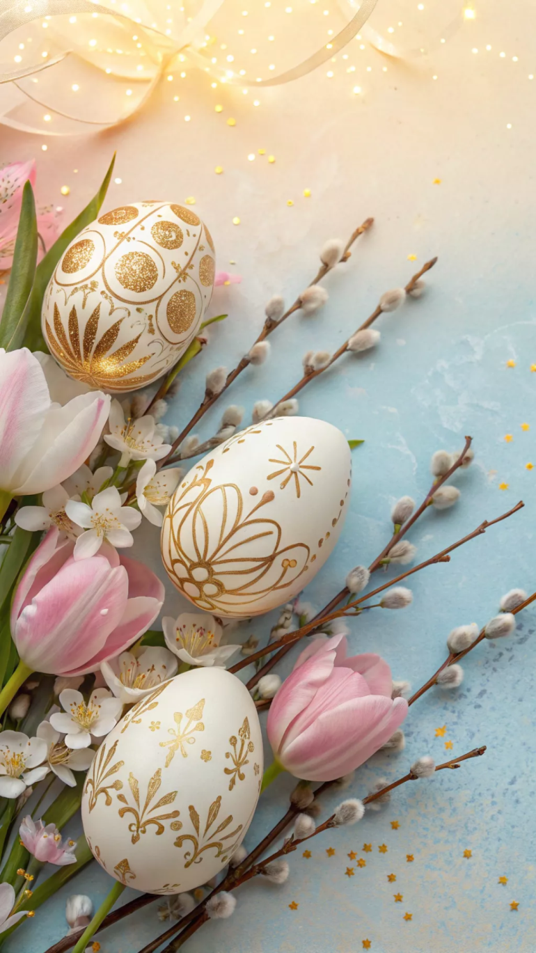 Пасхальные фотообои 2026