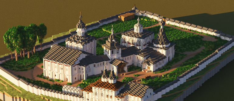 Кирилло-Белозерский и Ферапонтов монастыри воспроизвели в игре Minecraft: идею предложили российские студент и школьник