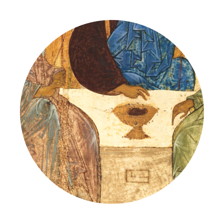 Тайны мироздания в «Троице» Рублева. Все явные и скрытые символы иконы