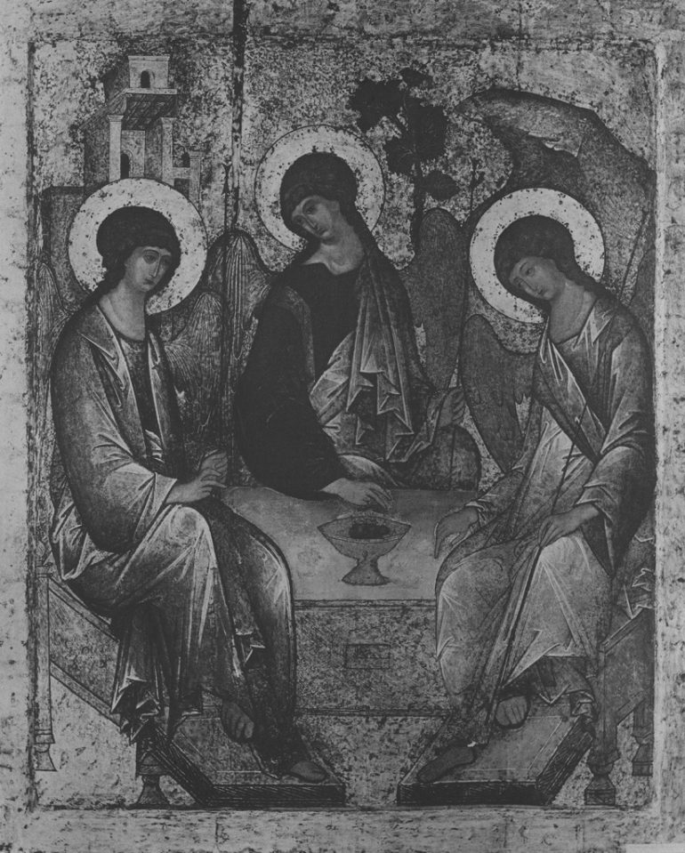 Тайны мироздания в «Троице» Рублева. Все явные и скрытые символы иконы