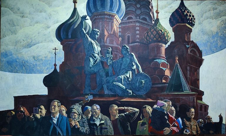 Картину Николая Пака «Москва» с видом собора Василия Блаженного покажут на выставке VII Московской Арт Премии
