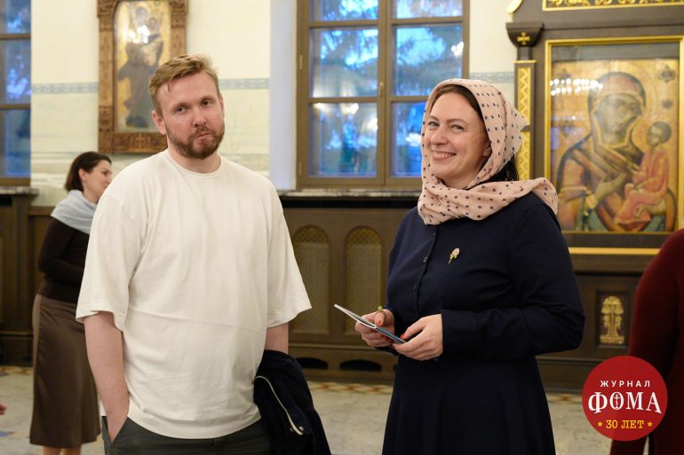 Журнал «Фома» отпраздновал 30-летие: сотрудники редакции и друзья собрались в храме святителя Николая на Трех Горах