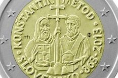 Евро с изображениями святых Кирилла и Мефодия все-таки выпустят, но без нимбов