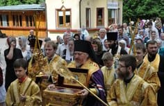 Православные Гомеля поклонились частице мощей святого князя Владимира
