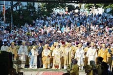 В день Крещения Руси в Киеве совершили праздничную литургию