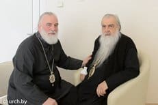Митрополит Минский и Слуцкий Павел навестил в больнице митрополита Филарета