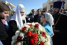 Патриарх Кирилл передал в дар храму Панагия Сумела частицу мощей святого Серафима Саровского