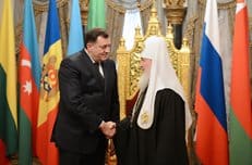 Патриарх Кирилл отметил вклад Президента Республики Сербской Милорада Додика в укрепление православия